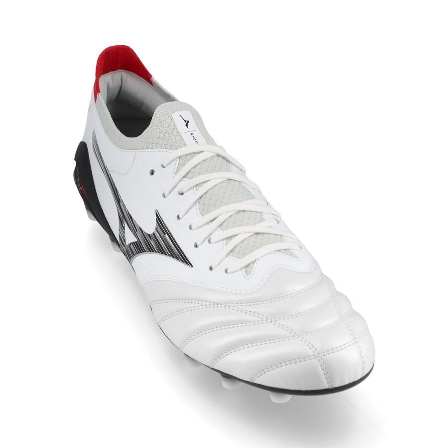 Mizuno Morelia Neo IV Beta Made in Japan FG - White/Black/Chinese Red