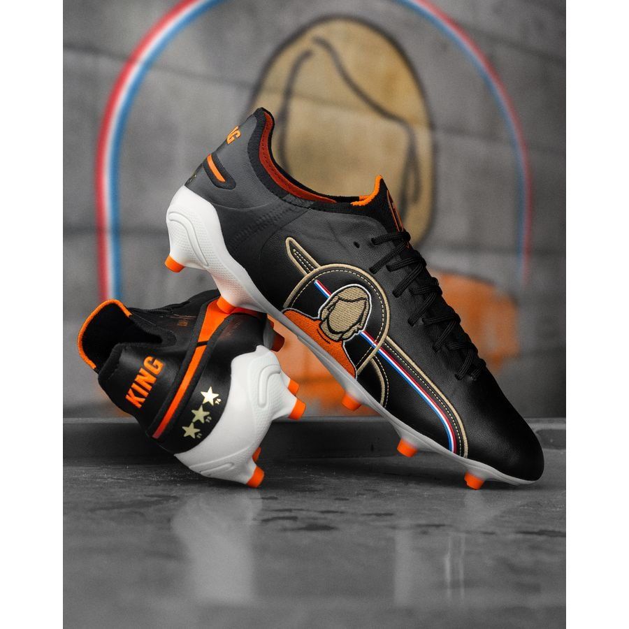 PUMA King Ultimate Cruyff FG/AG Legends - Black/White/Rickie