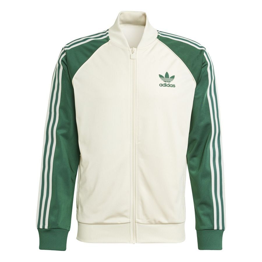 adidas Originals Track Top SST - Wonder White/Core Green