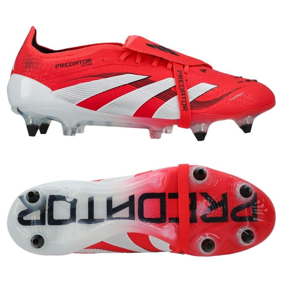 adidas Predator Elite Fold-over Tongue SG Pure Victory - Lucid Red