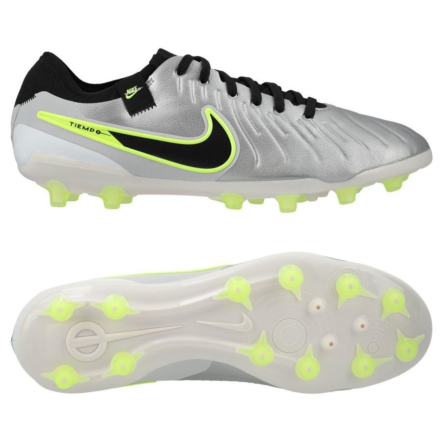 Nike Tiempo Legend 10 Pro AG-PRO Mad Voltage - Metallic Silver