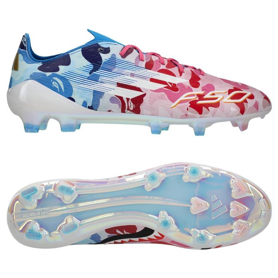 adidas F50 Elite FG BAPE - Clear Pink/Ice Blue/Footwear White