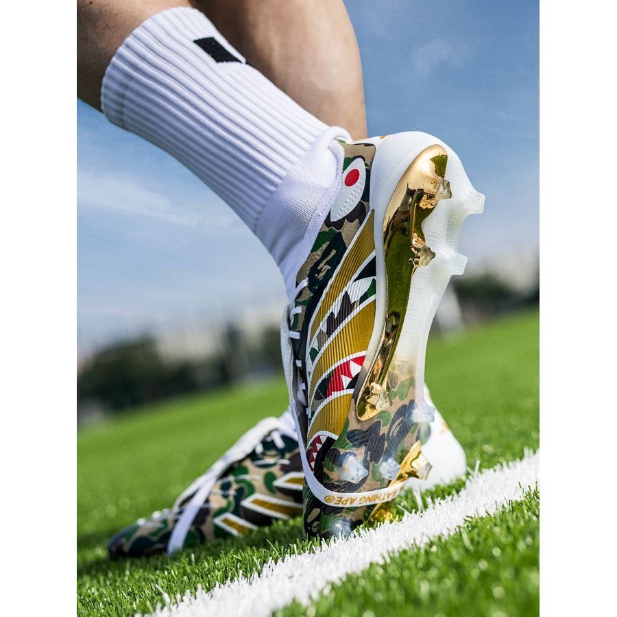 adidas Predator Elite Fold-over Tongue FG BAPE - Multicolor/Gold