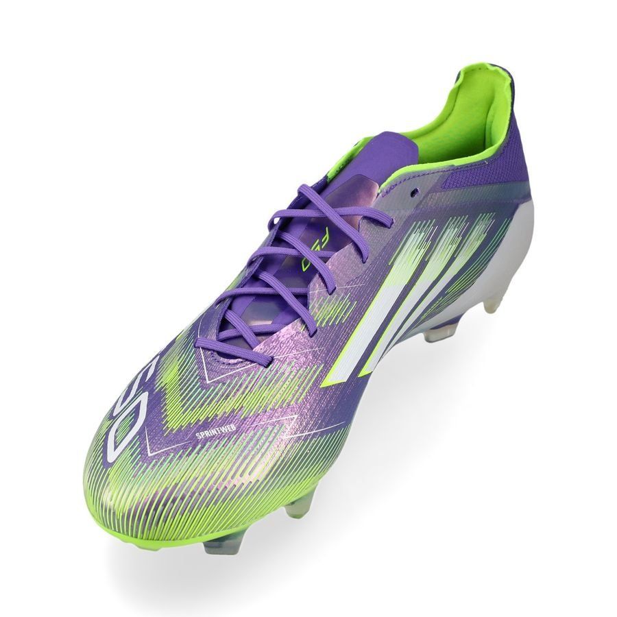 adidas F50 Elite FG Radiant Blaze - Фіолетовий/Білий/Зелений