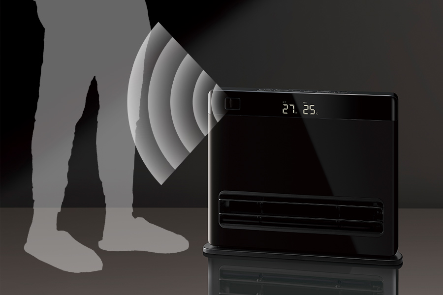 CH-T2383 オートルーバー付 大風量パネルセラミックヒーター 節電