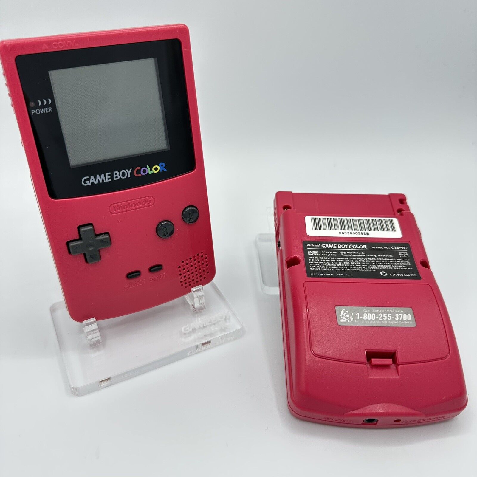 Game Boy Color Console - Red Berry - OEM Refurbished – Throwback