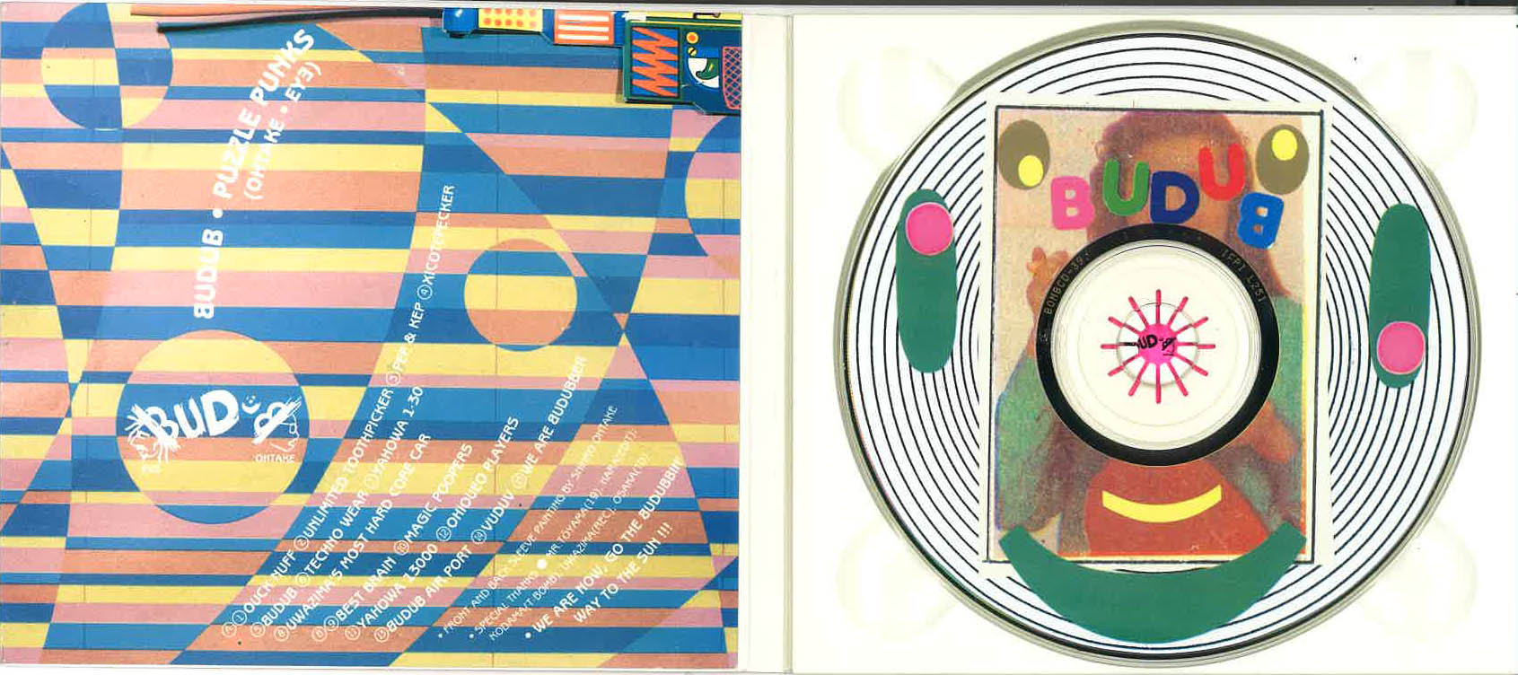 PUZZLE PUNKS (パズル・パンクス = EYE + 大竹伸朗) - BUDUB (Japan