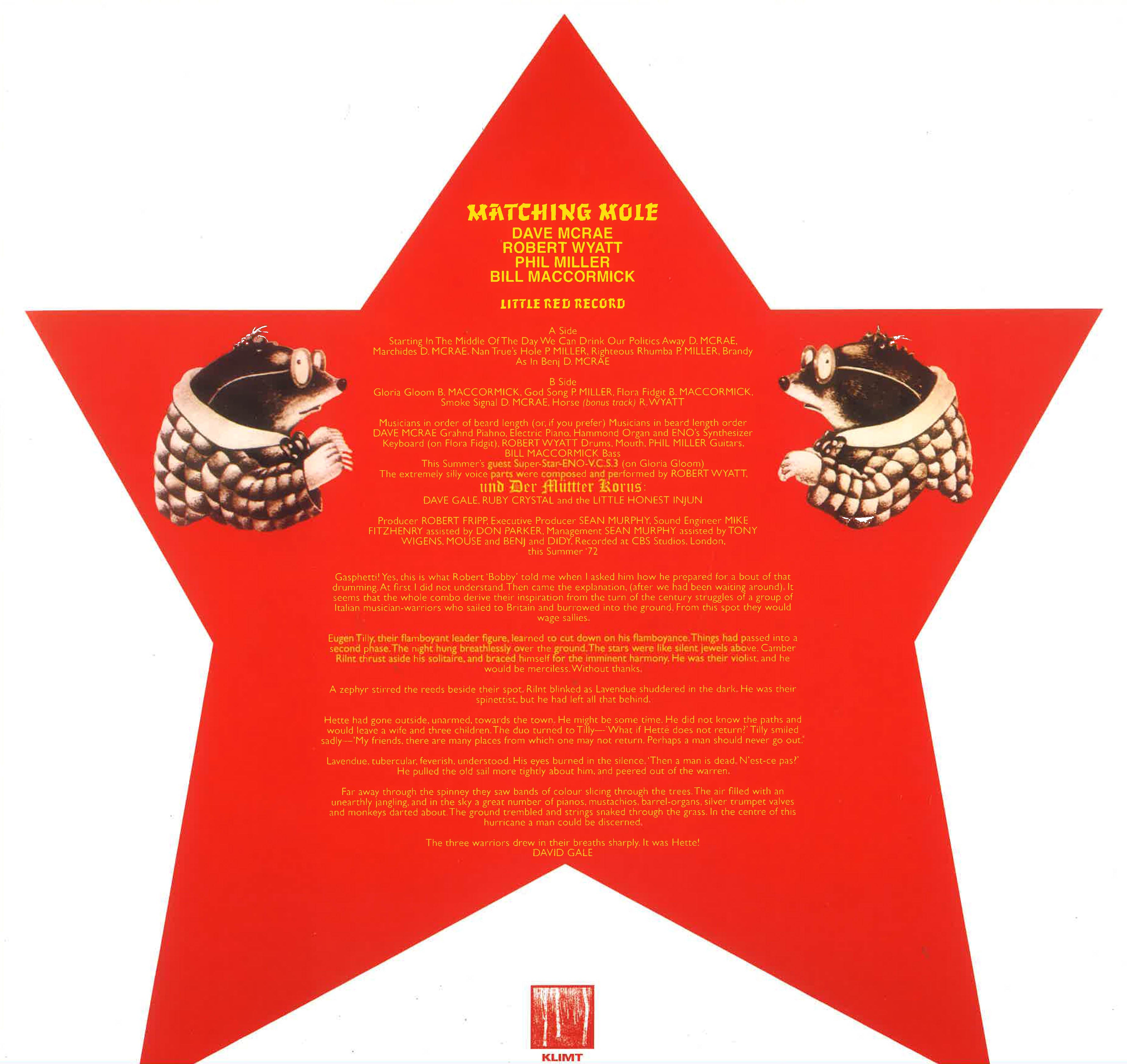 MATCHING MOLE (マッチング・モウル) - Matching Mole's Little Red