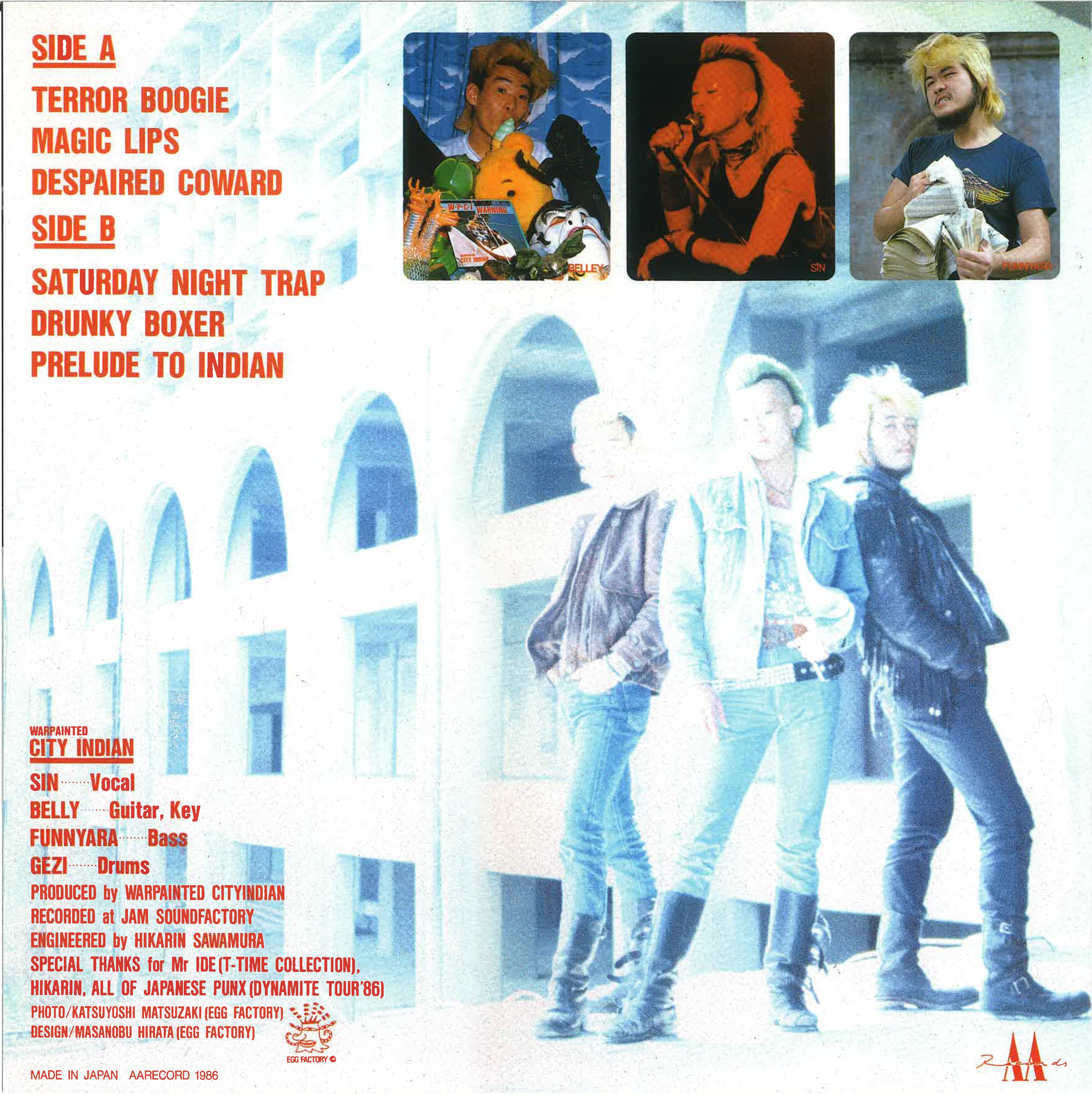 WAR PAINTED CITY INDIAN (ウォー・ペインテッド・シティ