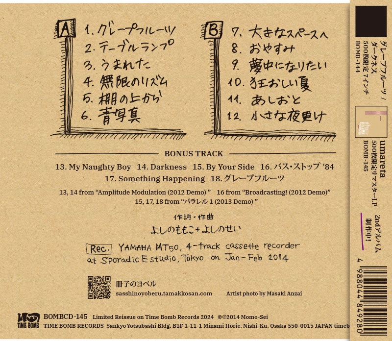 Momo-Sei (モモ・セイ = よしのももこ+よしのせい) - umareta (日本