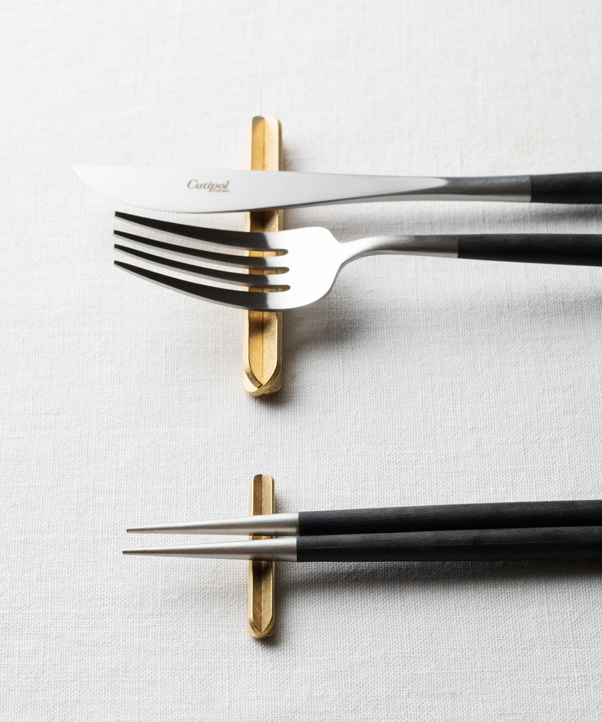 NAGAE＋（ナガエプリュス） Ordi カトラリーレスト 箸置き 真鍮製