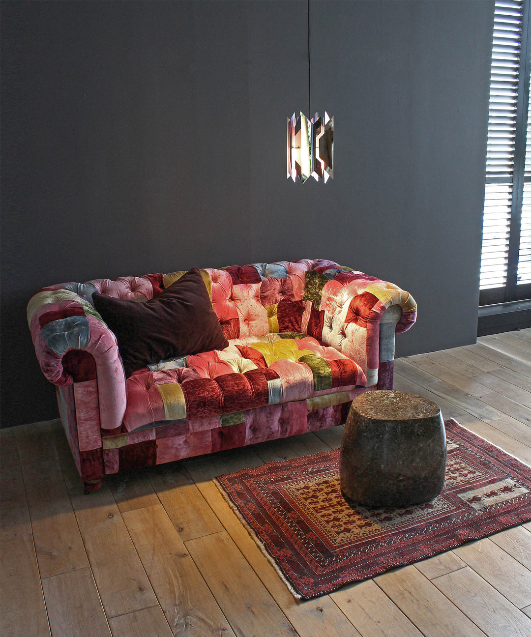 HALO（ハロー）BENSINGTON 2P SOFA VELVET PATCHWORK BOHEM