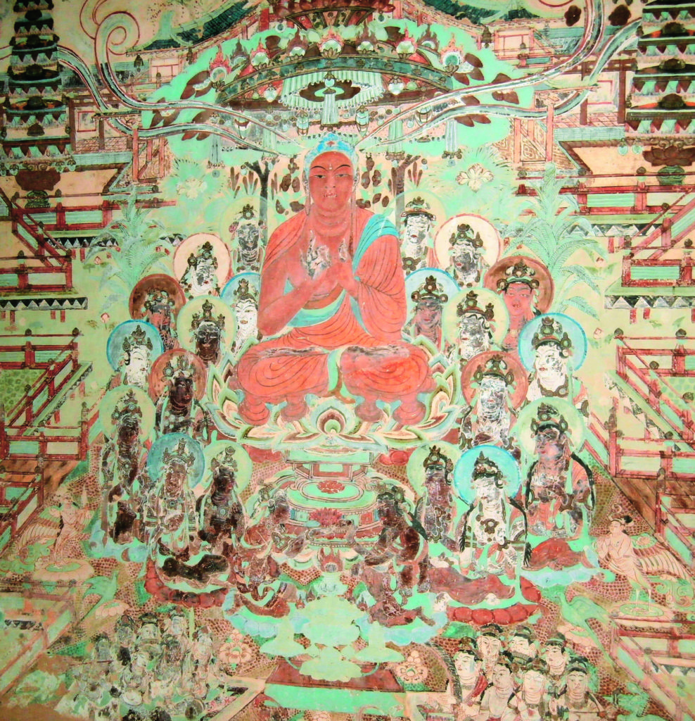 敦煌莫高窟 第45窟北壁 観無量寿経変相部分（盛唐） | 東京国際仏教塾