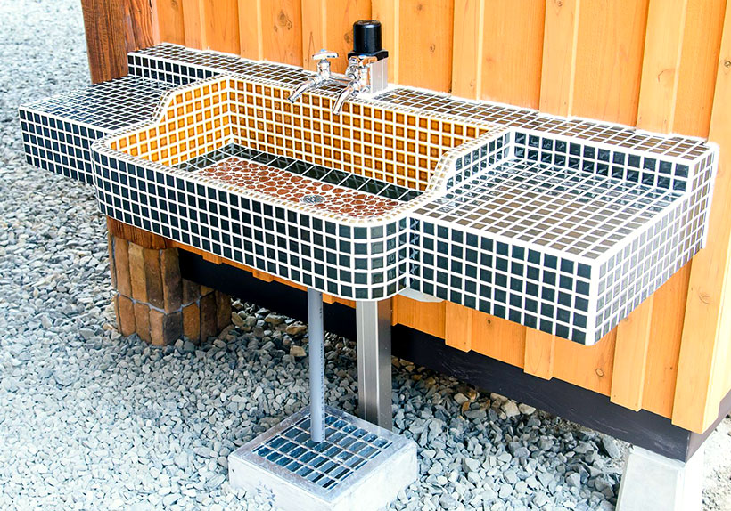 ガーデンシンク(タイル流し台) | タイルショップたまがわ本店