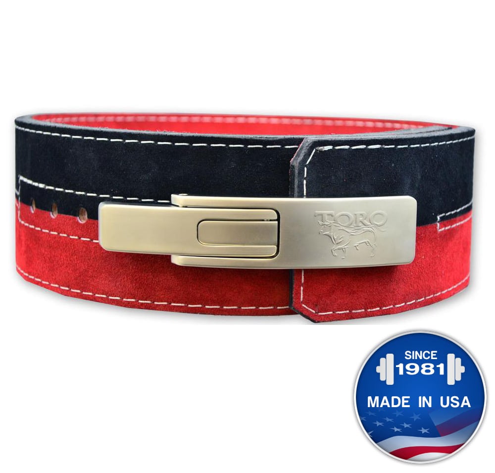 Longhorn™ 2 Color Suede Lever Belt – Titan Support Systems Inc