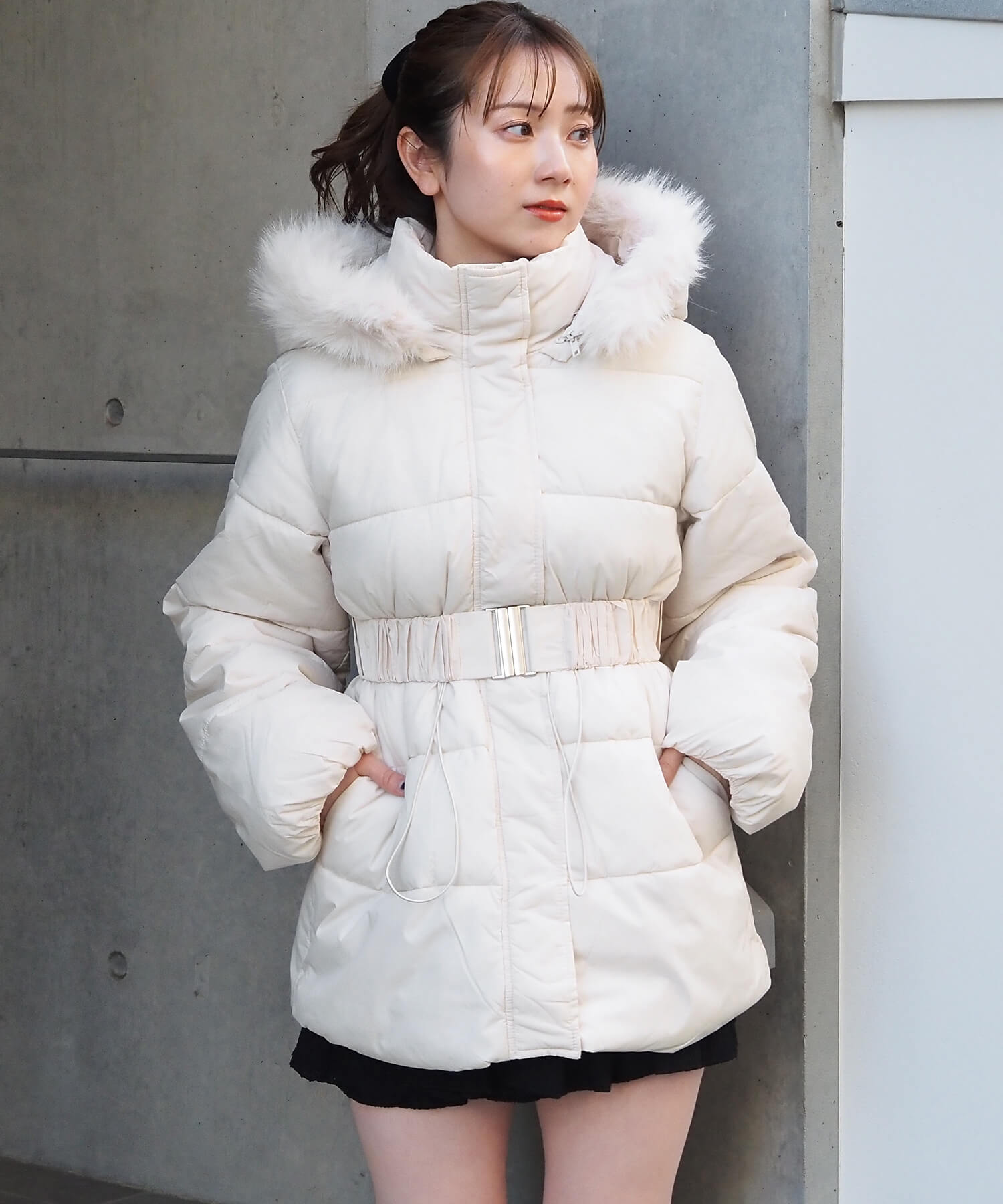 tiptop+pocket ティップトッププラスポケット / ベルト付きフード