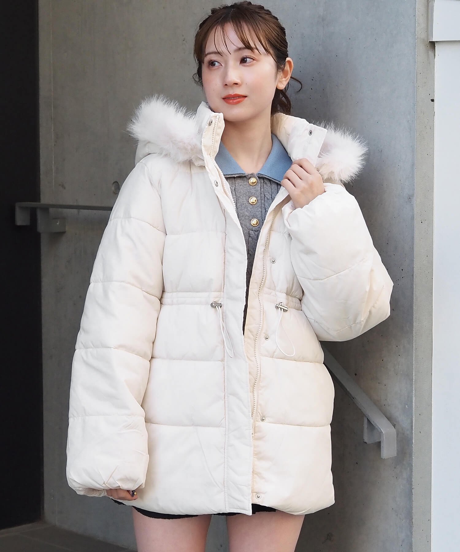 tiptop+pocket ティップトッププラスポケット / ベルト付きフード