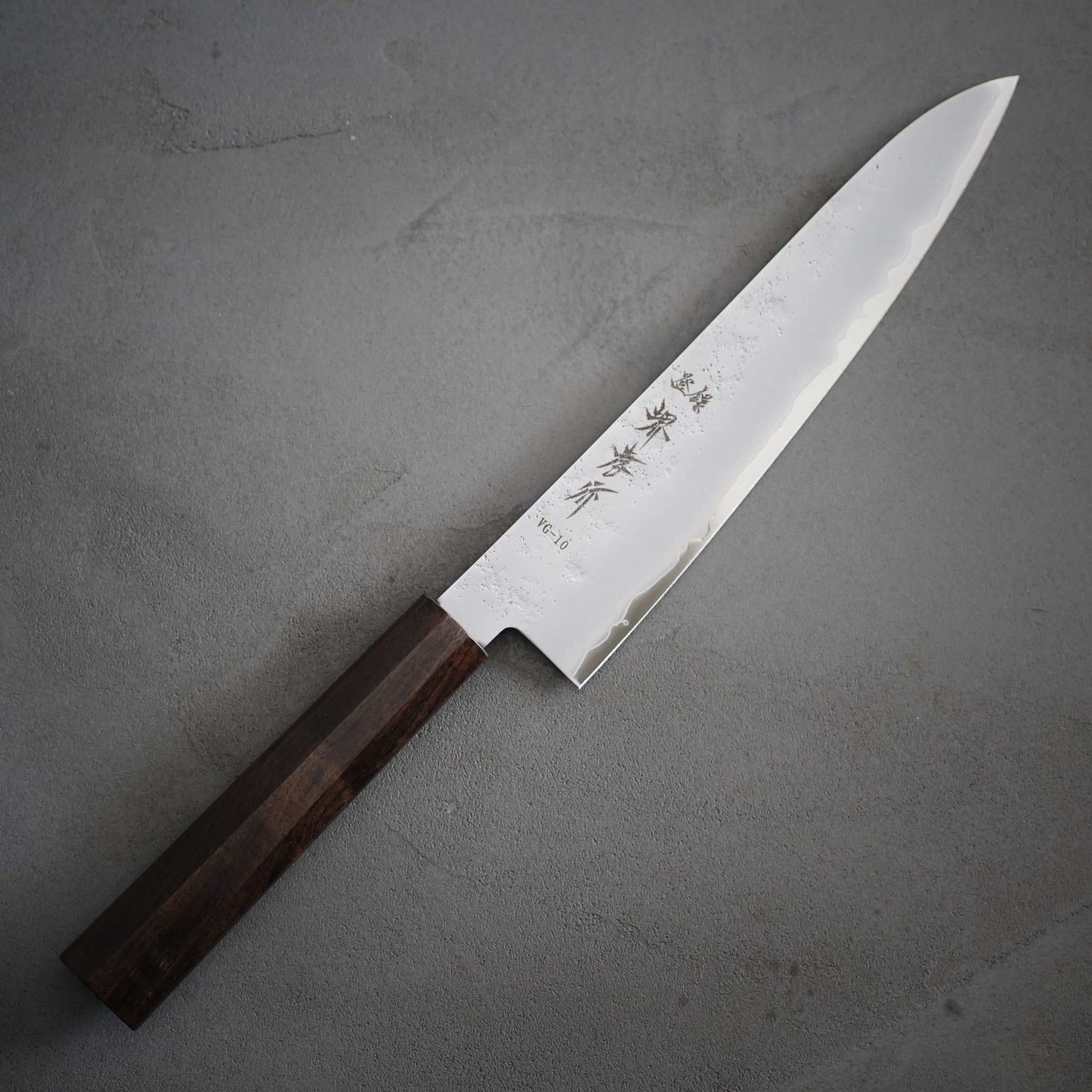 牛刀包丁 VG10梨地 黒檀柄 | 堺孝行 日本製 ステンレス プロ仕様