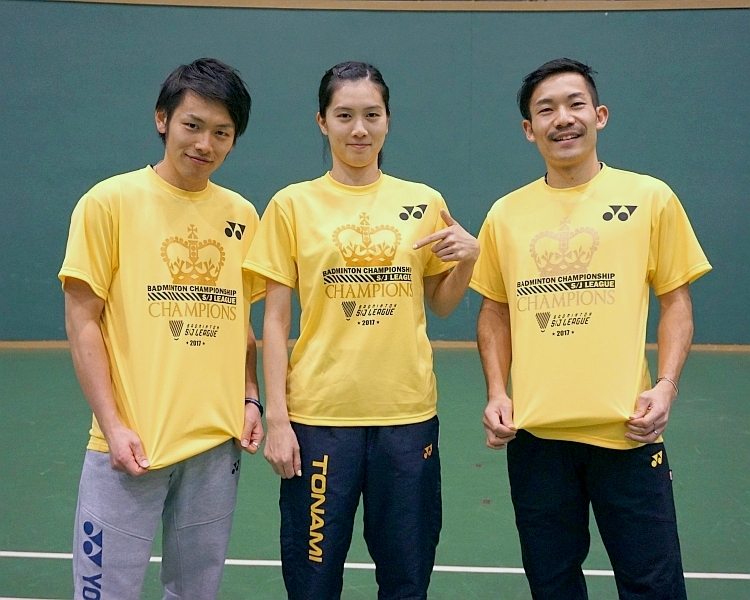 S／Jリーグ優勝記念Tシャツの販売 ｜ トナミ運輸バドミントン部