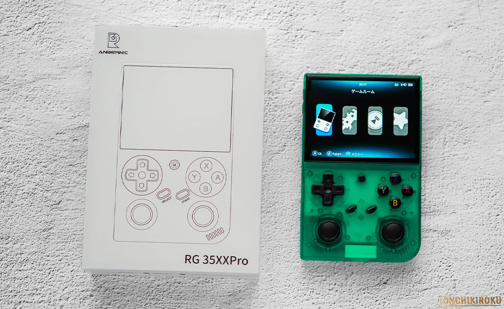 中華ゲーム機「ANBERNIC RG35XXPro」レビュー｜定番スペックの縦型