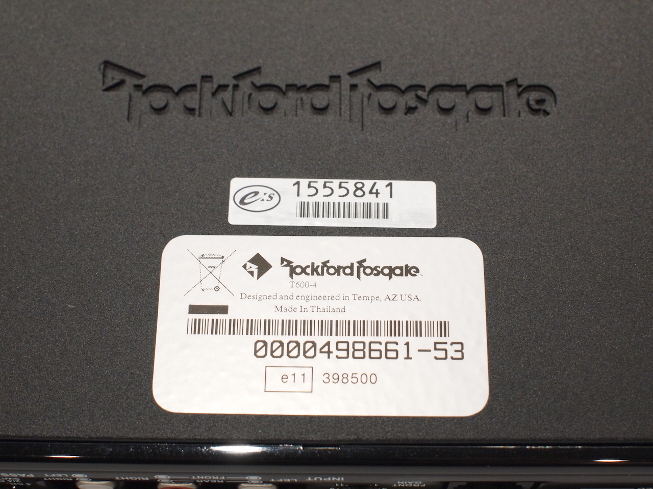 ロックフォード パワーシリーズ 外部アンプ T600−4 中古品