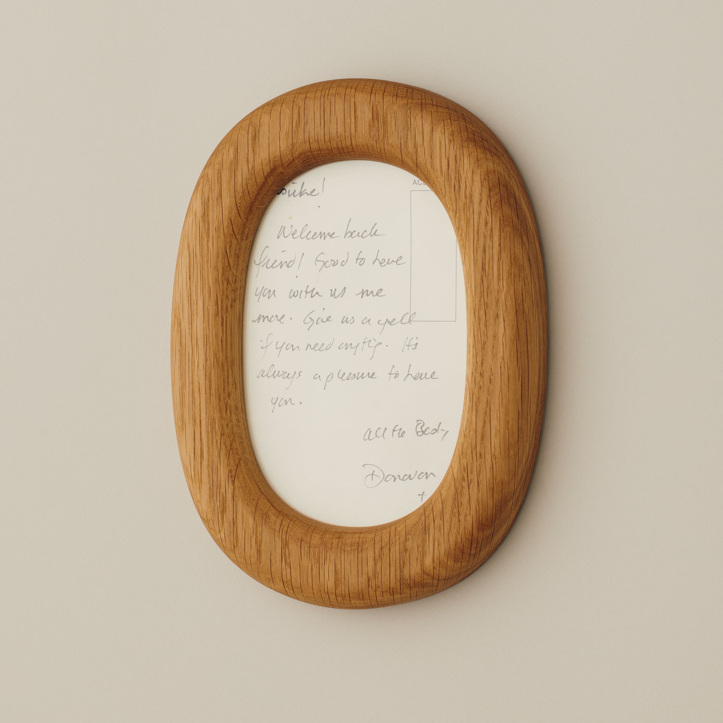 Oval Photo Frame – TOO WOOD