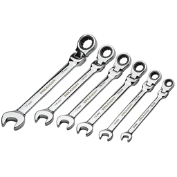 ラチェットコンビネーションレンチセット フレックスタイプ 6ピース