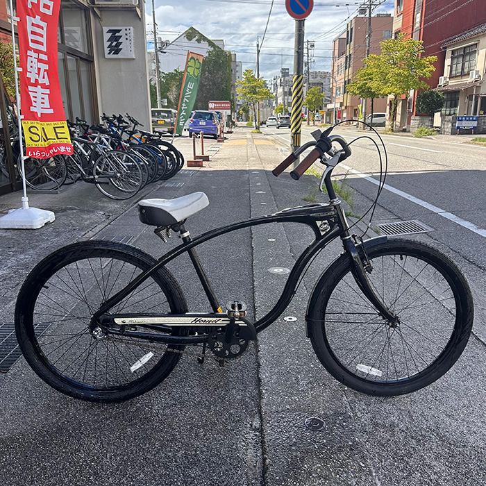 富山で中古自転車 人気のビーチクルーザー 中古ビンテージシュイン