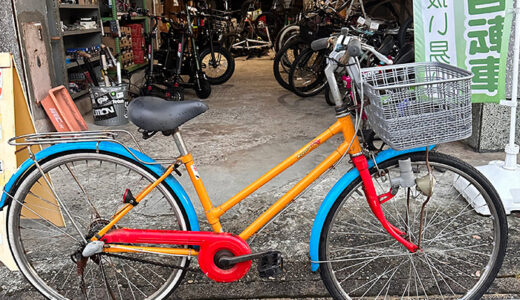 中古自転車 24インチ整備済み 新品カゴ付き 8,800円 | TOOLATE SPORTS