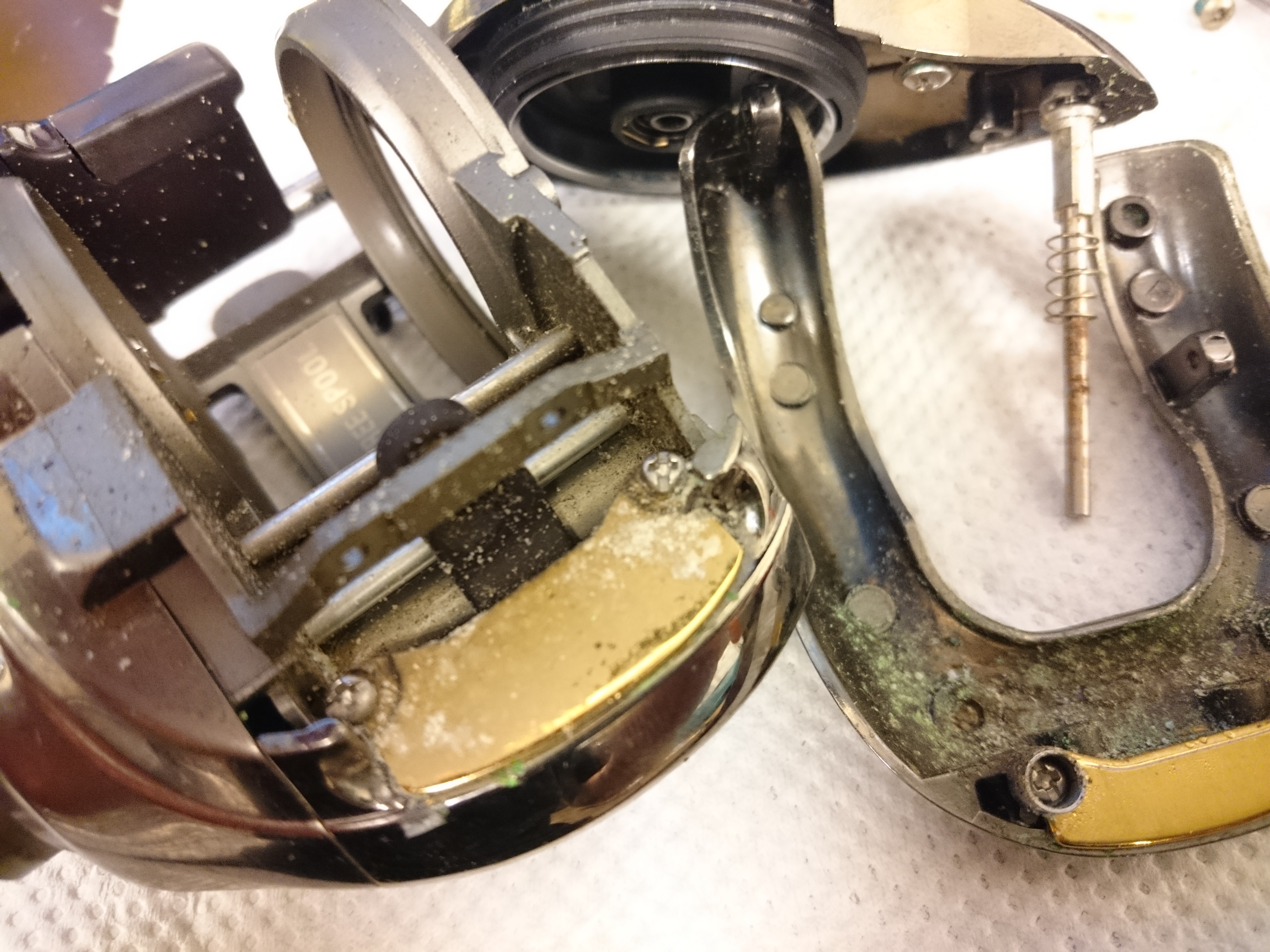 初代アンタレス終了 - TACKLE GEAR TOOL PLACE - リール修理