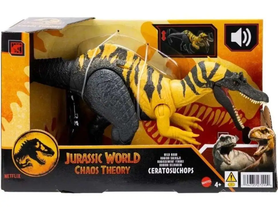 Jurassic World Chaos Theory Wild Roar Ceratosuchops Action Figure