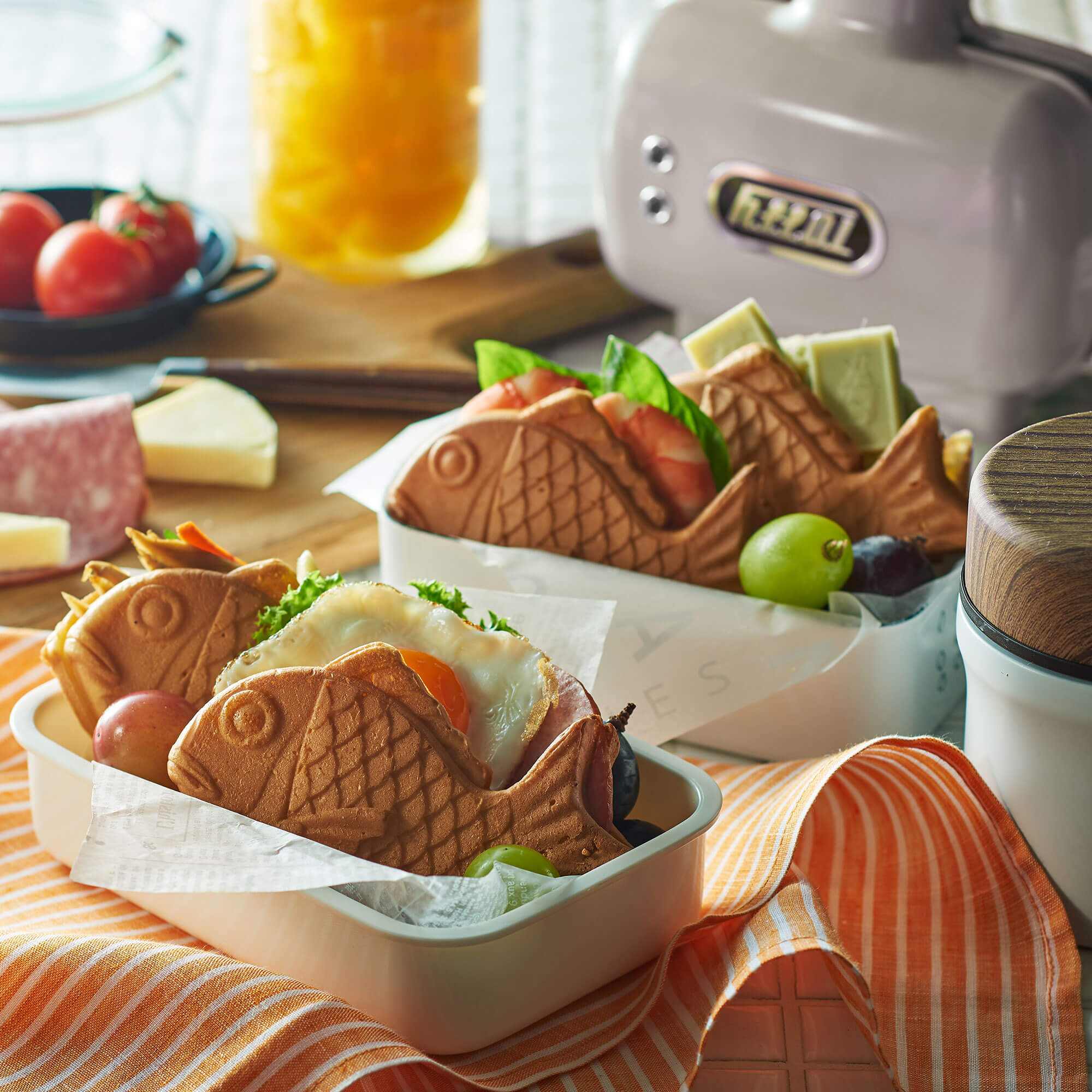 Toffy ハーフホットサンドメーカー＜プレート交換式＞ 専用たい焼き