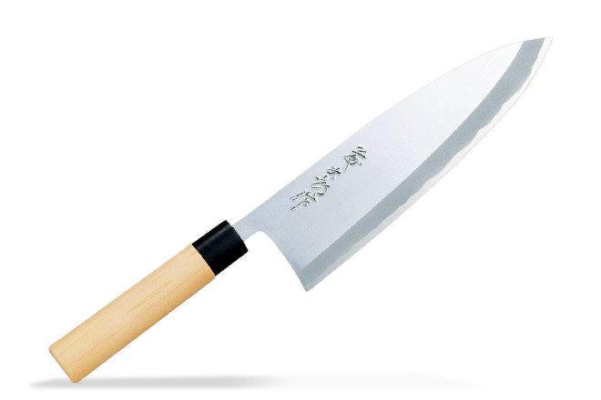 燕三条製包丁の【藤次郎オンラインショップ】 / 藤次郎 白紙鋼 出刃 240mm