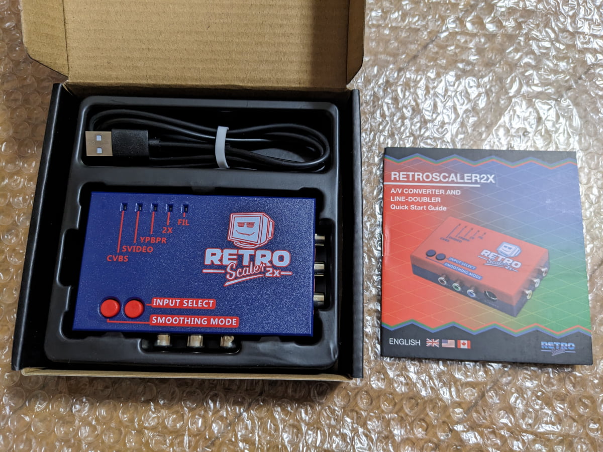 RetroScaler2x HDビデオコンバーター・スキャンコンバーター レビュー