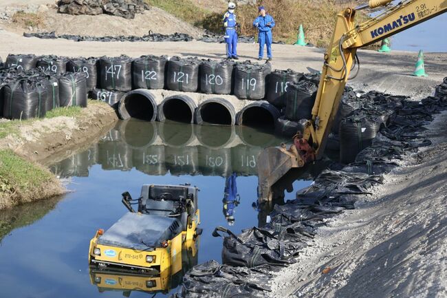 阿南市の堤防工事現場で重機ごと川に転落 勝浦町の男性死亡｜事件