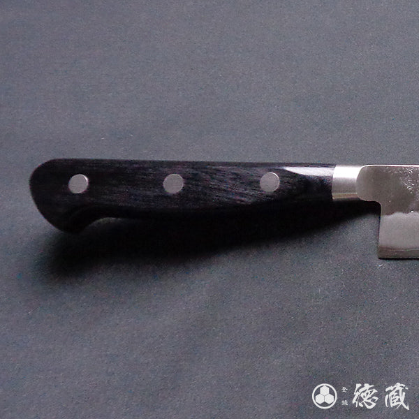 銀三 梨地仕上 筋引包丁 黒ハンドル – 徳蔵刃物 TOKUZO KNIVES
