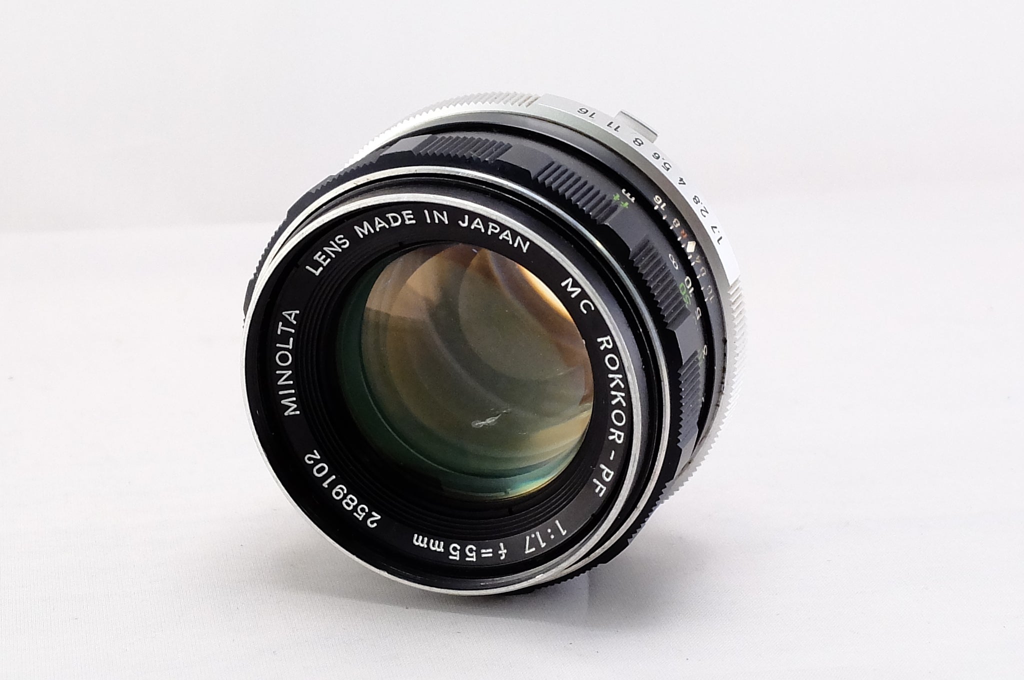 MINOLTA】 MC ROKKOR-PF 55mm F1.7 [MC/MD] #1433643539746 – 東京CAMERA