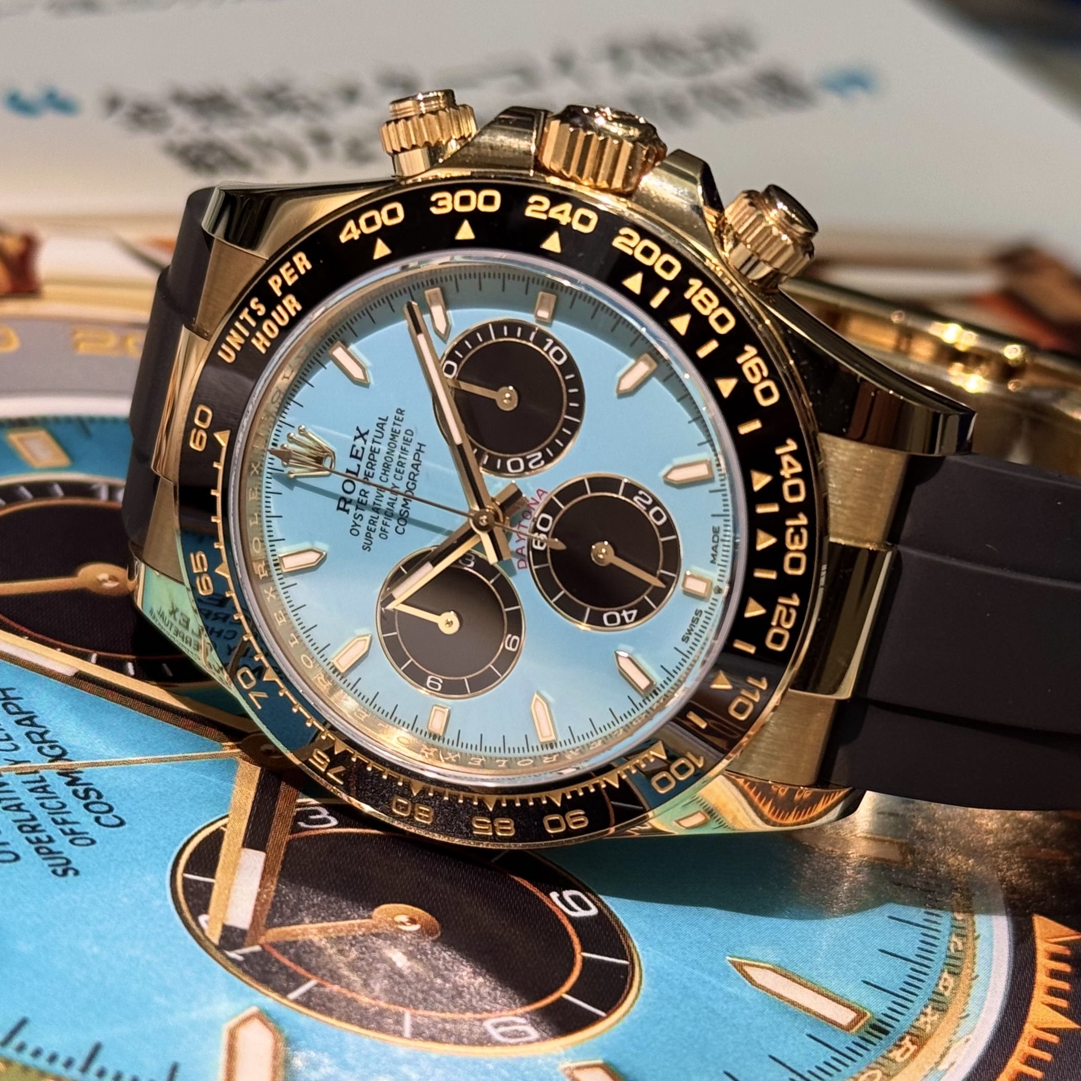 あの新作！デイトナターコイズがやってきた！ Ref.128518LN