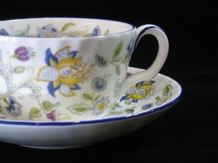 ミントン MINTON ハドンホールブルー ティーカップ＆ソーサー - 土岐