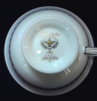 ノリタケ MALEKAH「マラカ」 ティー・コーヒーカップ＆ソーサー - 土岐