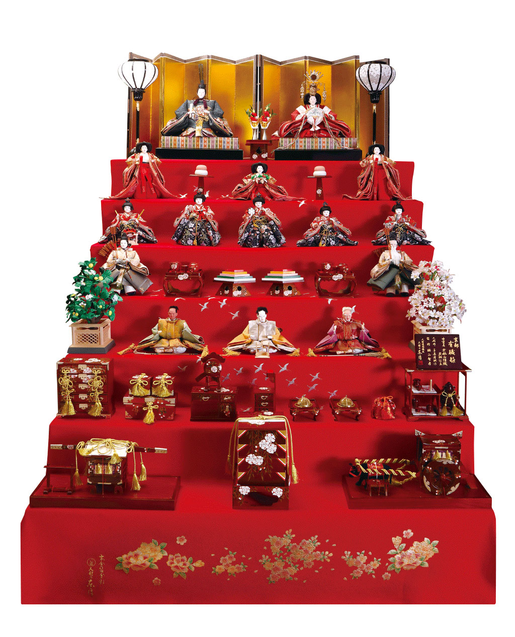 七段飾り - 人形の東月