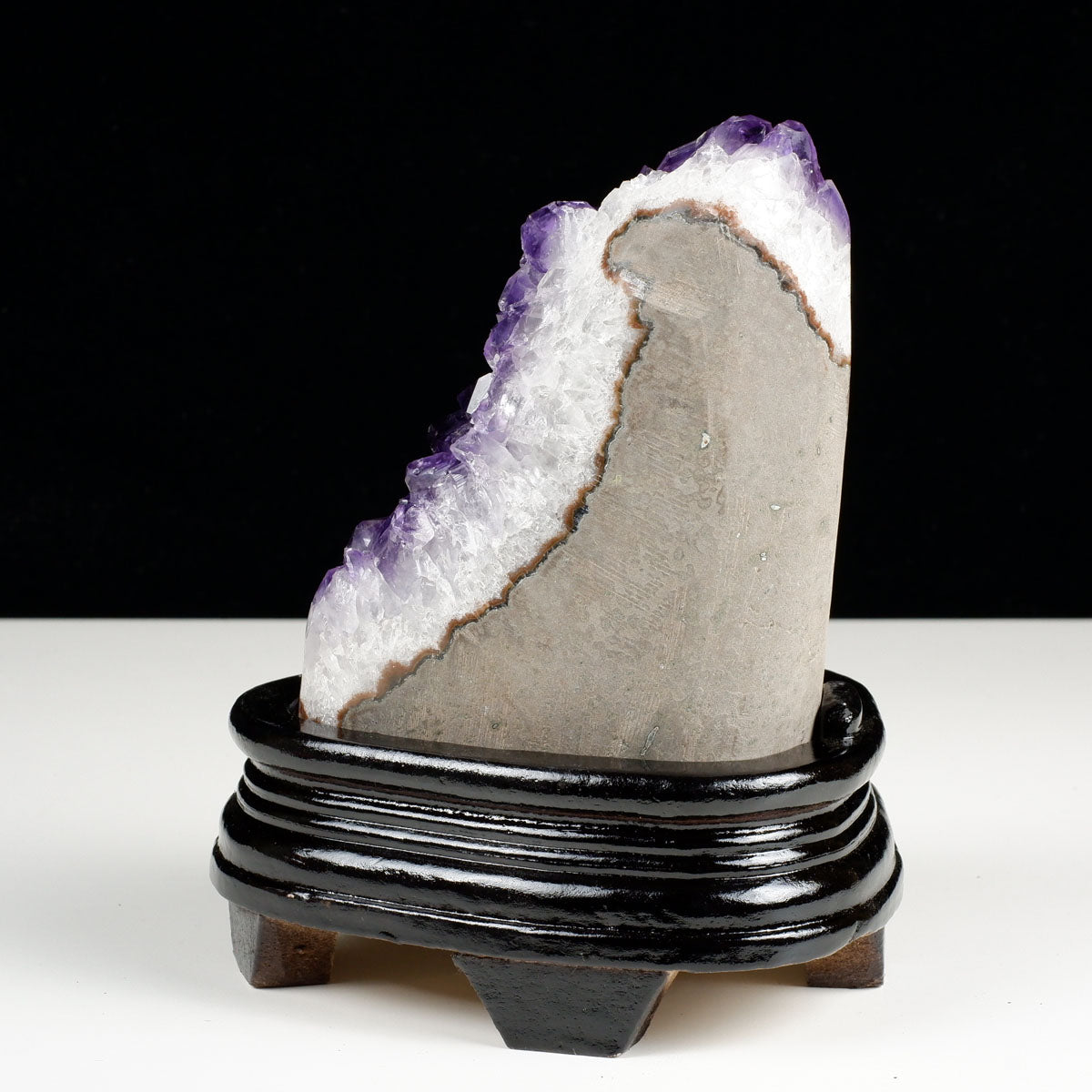 アメジストクラスター 1.7Kg ウルグアイ産 台座付属 182-7991 [sold