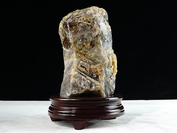 3.1Kg スモーキークォーツ 煙水晶 原石 虹入り 一点物 291-15 – 天然石