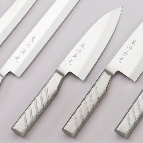 和包丁 泉源兼光 INOX handle 出刃(片刃) – TOTALウェブショップ