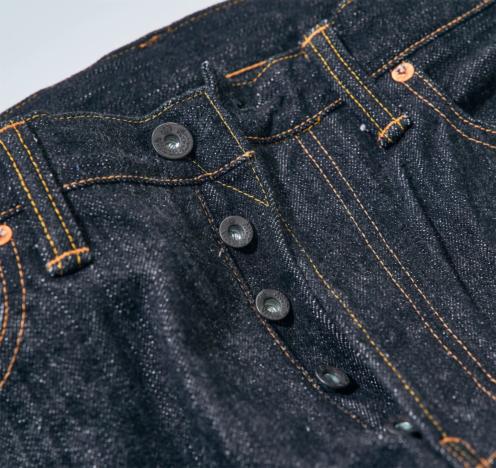 Samurai Jeans [S710XX-BK] - 17oz Sulfide Black Selvedge Jeans