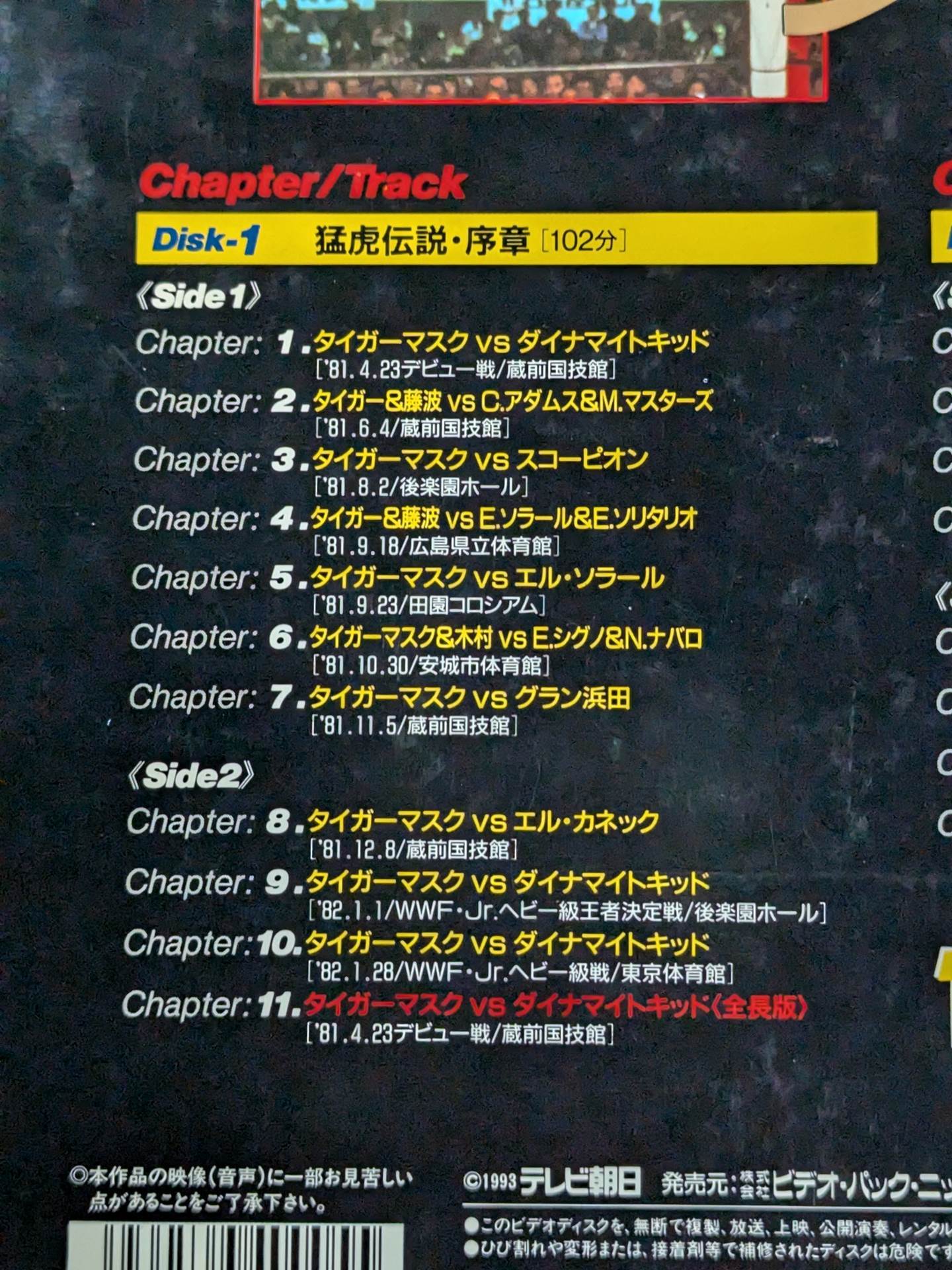 スーパーヒーローボックス 初代タイガーマスク – 闘道館