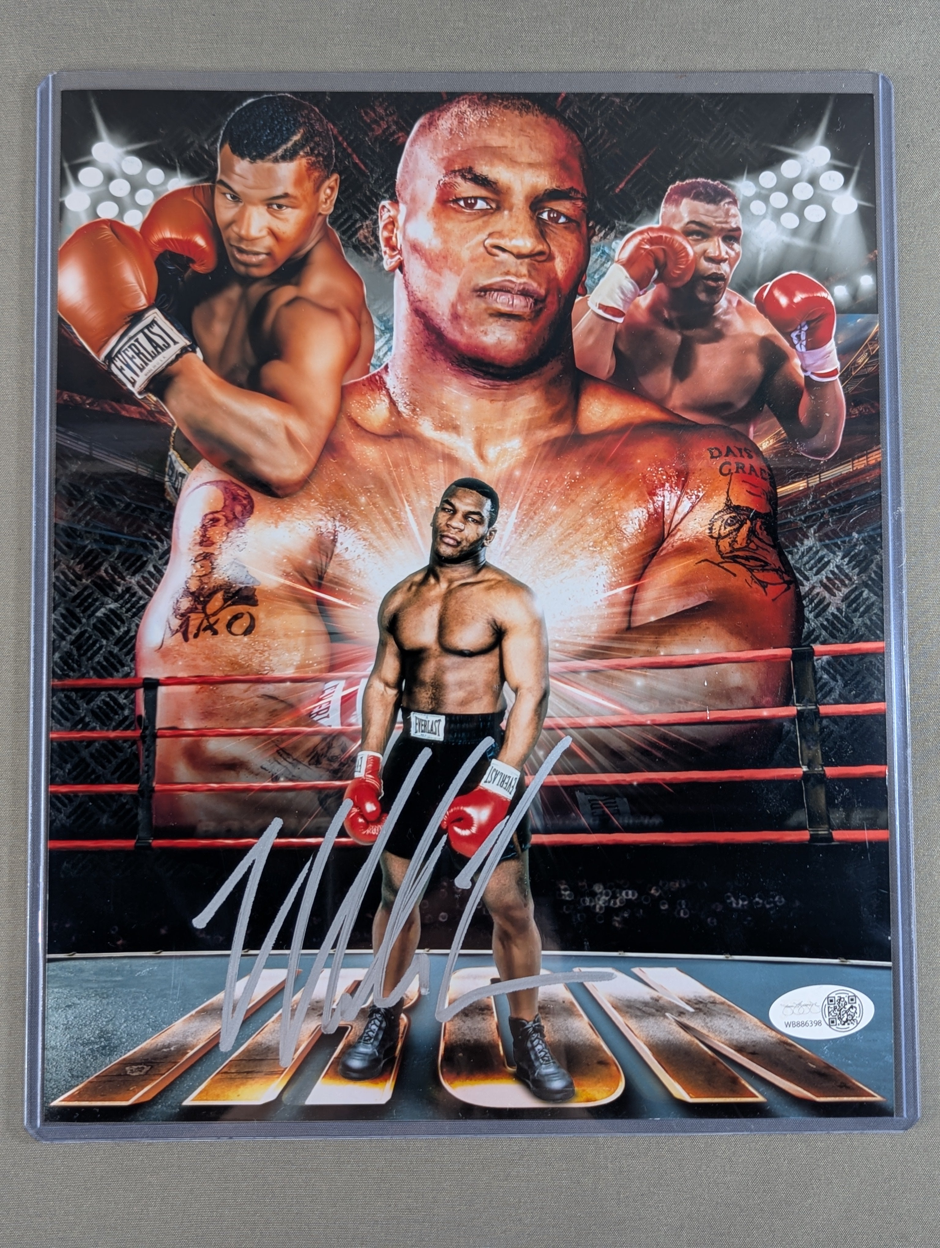 ☆JSA☆ マイク・タイソン 直筆サイン入り ポートレート – 闘道館