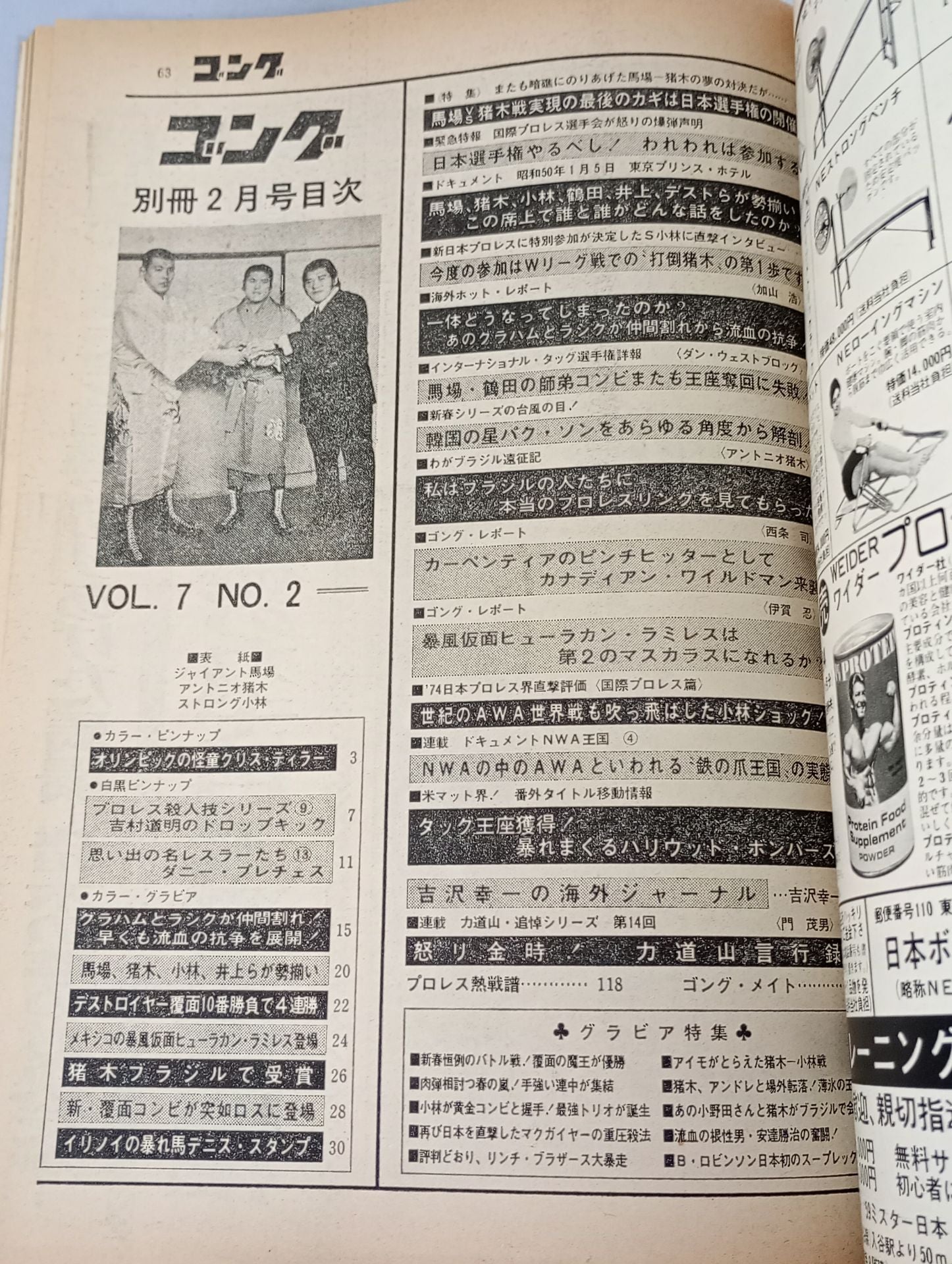 別冊ゴングVol.7 No.2 – 闘道館