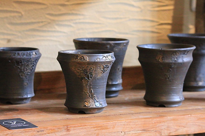 銀河鉢BLACK&GOLDシリーズ | 益子焼窯元よこやま