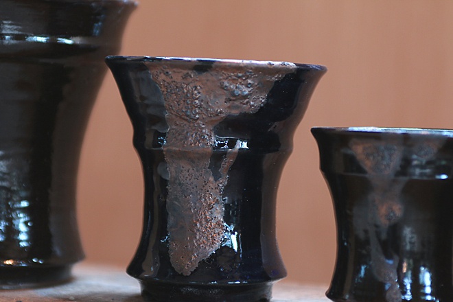 銀河鉢DANDYシリーズ ～暗闇の宇宙に輝く星流～ | 益子焼窯元よこやま